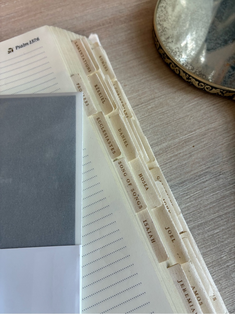 Hosanna Revival Bible Tabs-Gold or Black. See how they look on Bible in photos. - Picture 2 of 6